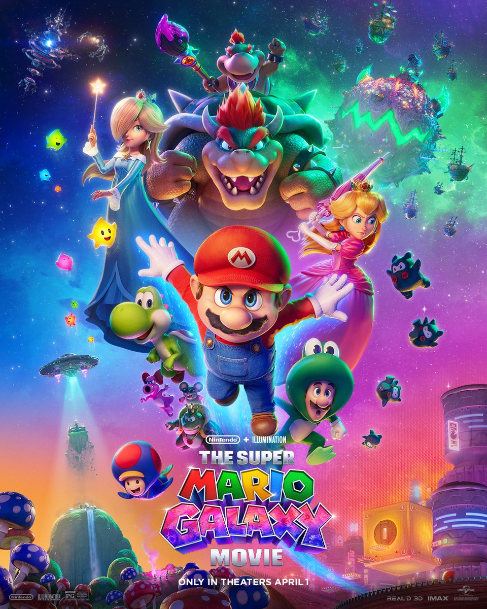 Super Mario Galaxy poster